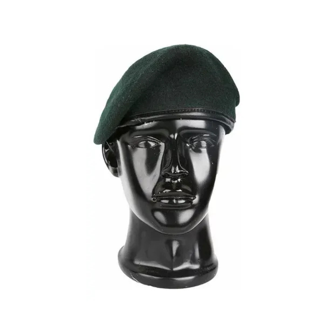Boné Tático de Lã Dominium – Estilo Militar Premium com Acabamento em Couro