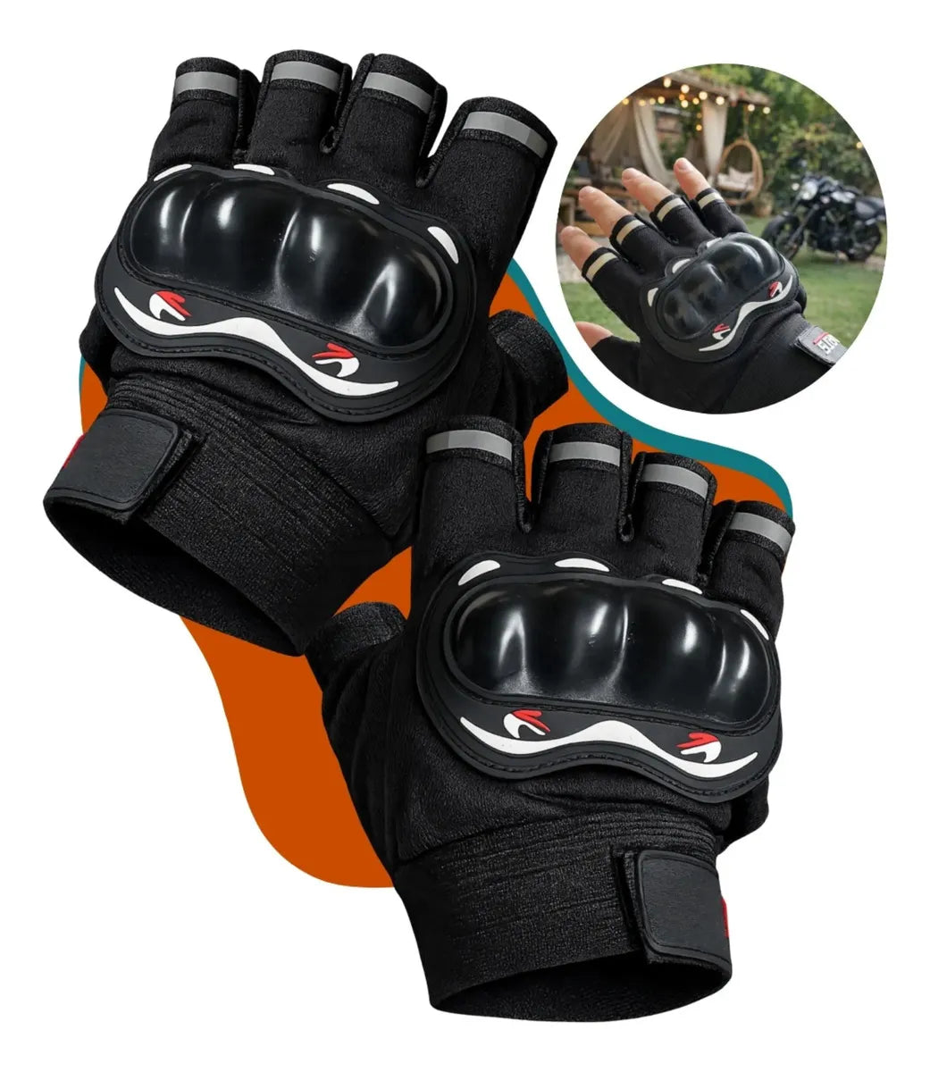 Luva Tática Meio Dedo Dominium – Grip Antiderrapante, Conforto e Alta Performance