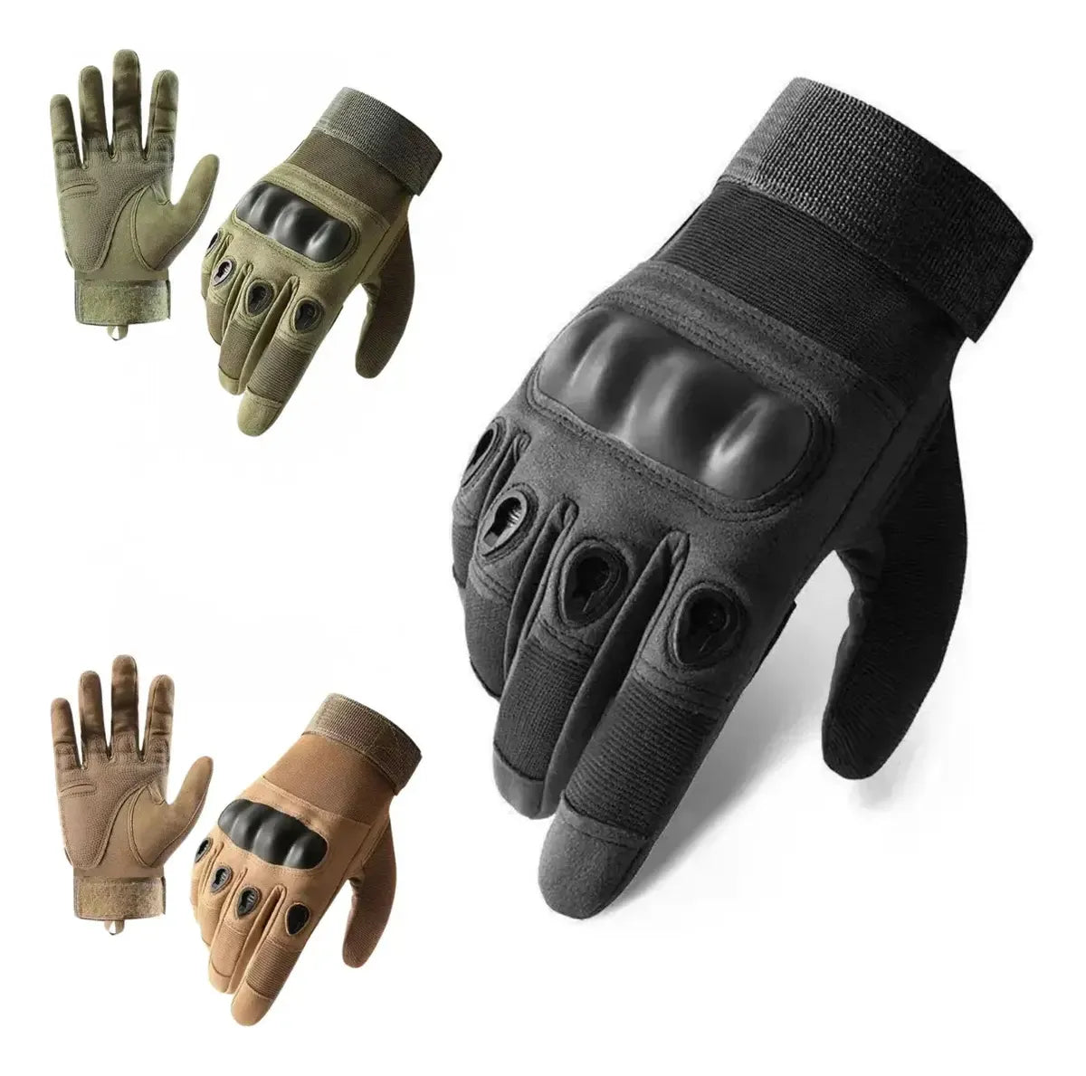 Luva Tática Full Finger Dominium – Proteção, Grip Antiderrapante e Alta Resistência