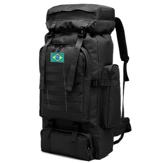 Mochila Cargueira Impermeável Dominium – Grande Capacidade para Viagem, Trilha e Camping