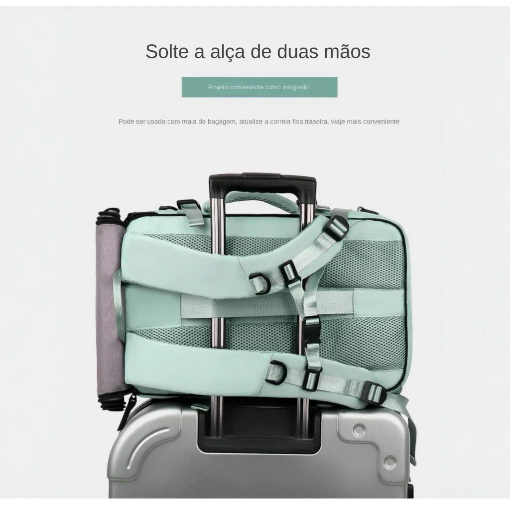 Mochila Multifuncional Impermeável Dominium – 30L com USB e Compartimento para Notebook