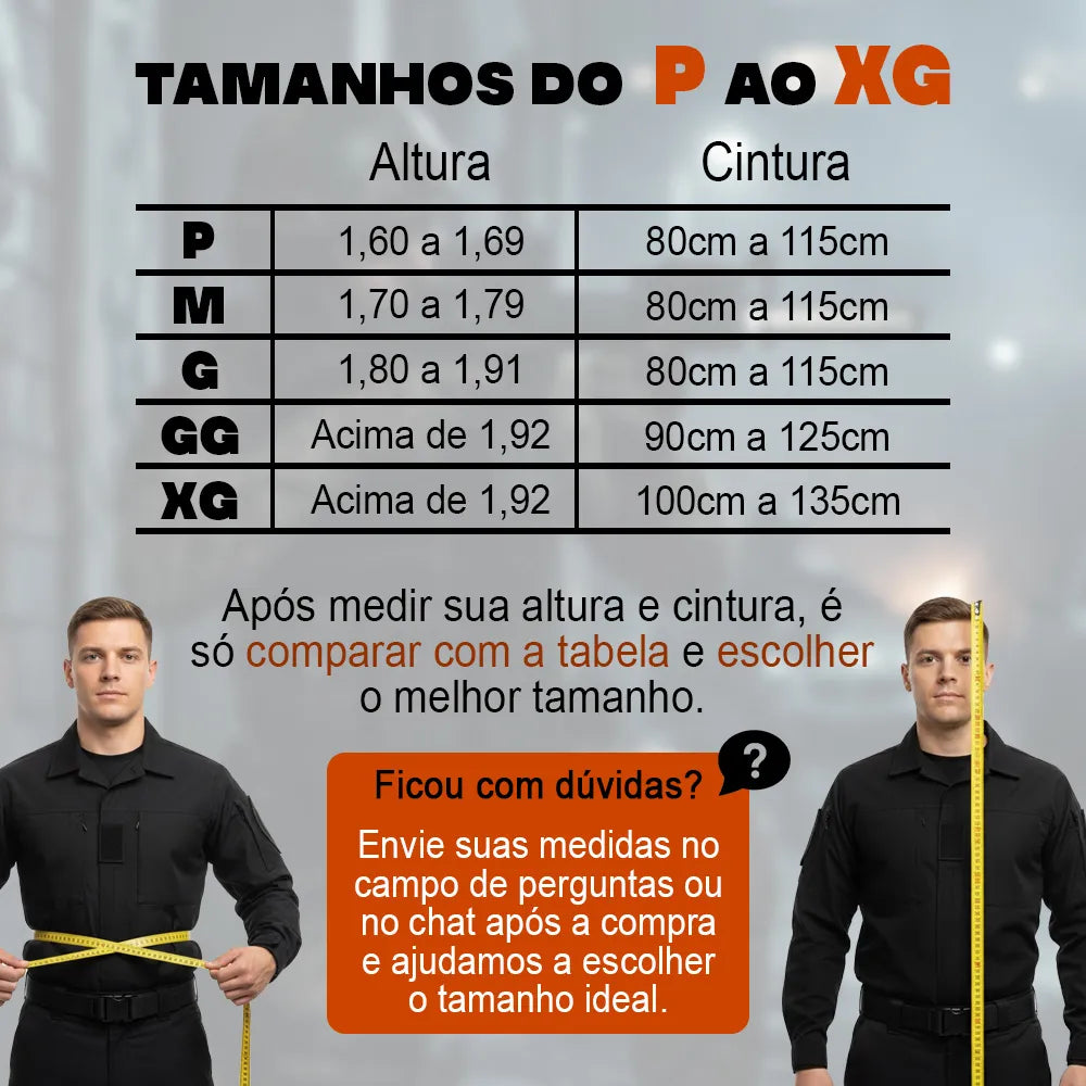 Colete Tático Modular com 5 Acessórios Dominium – Completo, Ajustável e Molle
