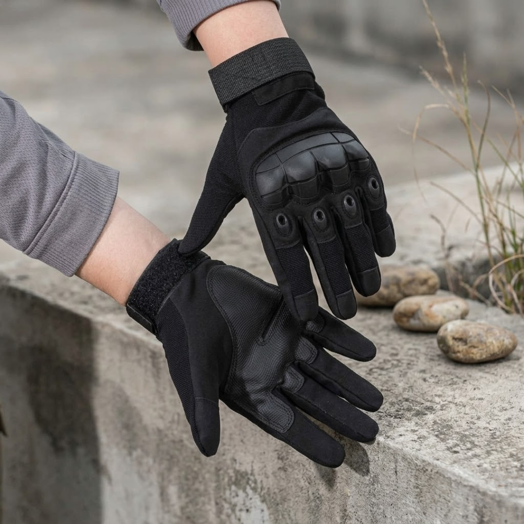 Luva Tática Militar Full Finger Dominium – Antiderrapante, Resistente e Proteção e Aderência