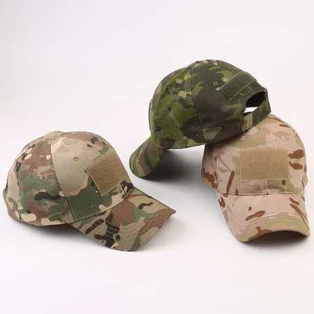 Boné Tático Multicam Dominium – RipStop, Ajustável e com Velcro para Patch