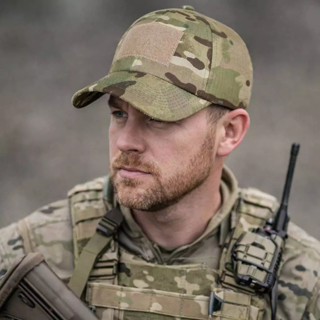 Boné Tático Multicam Dominium – Ajustável, RipStop e com Velcro para Patch