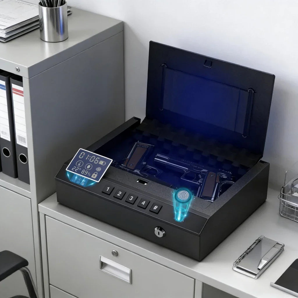 Cofre Biométrico Dominium – Acesso Biométrico e Controle Digital