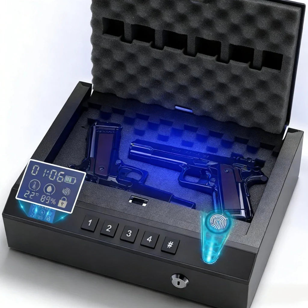 Cofre Biométrico Dominium – Acesso Biométrico e Controle Digital