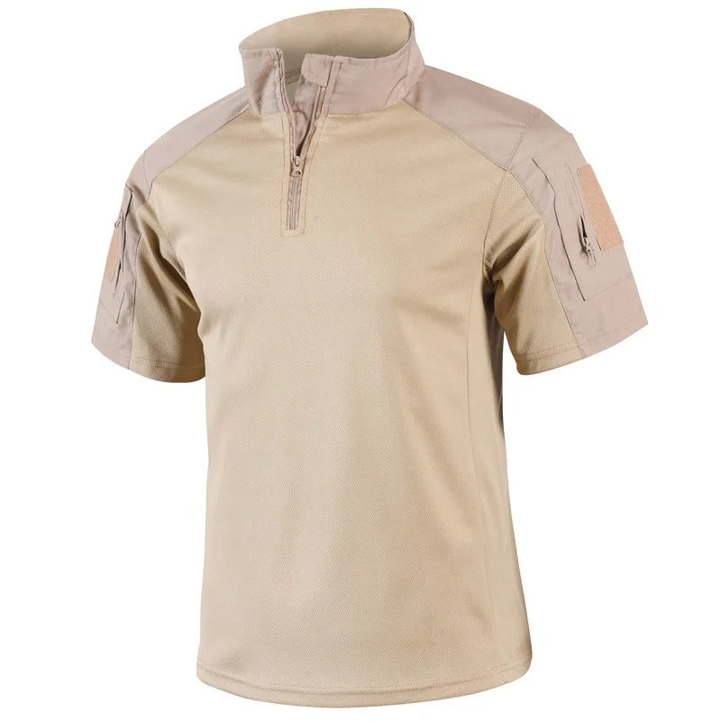 Camisa Tática Camuflada Dominium – Secagem Rápida, Respirável e Leve