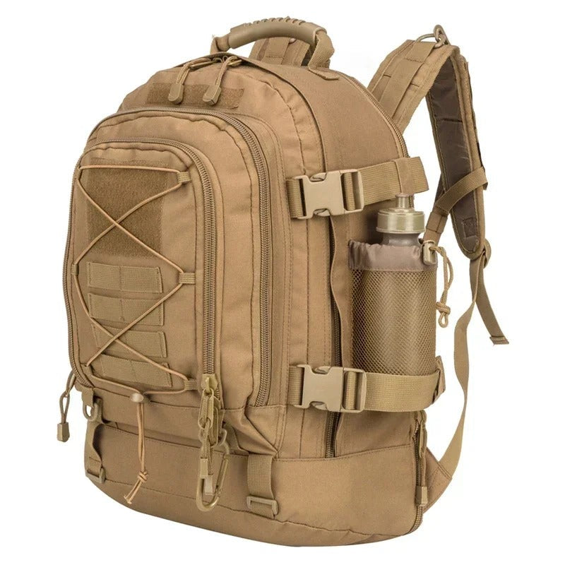 Mochila Tática 60L Dominium – Molle Impermeável para Camping, Trekking e Missões 72h