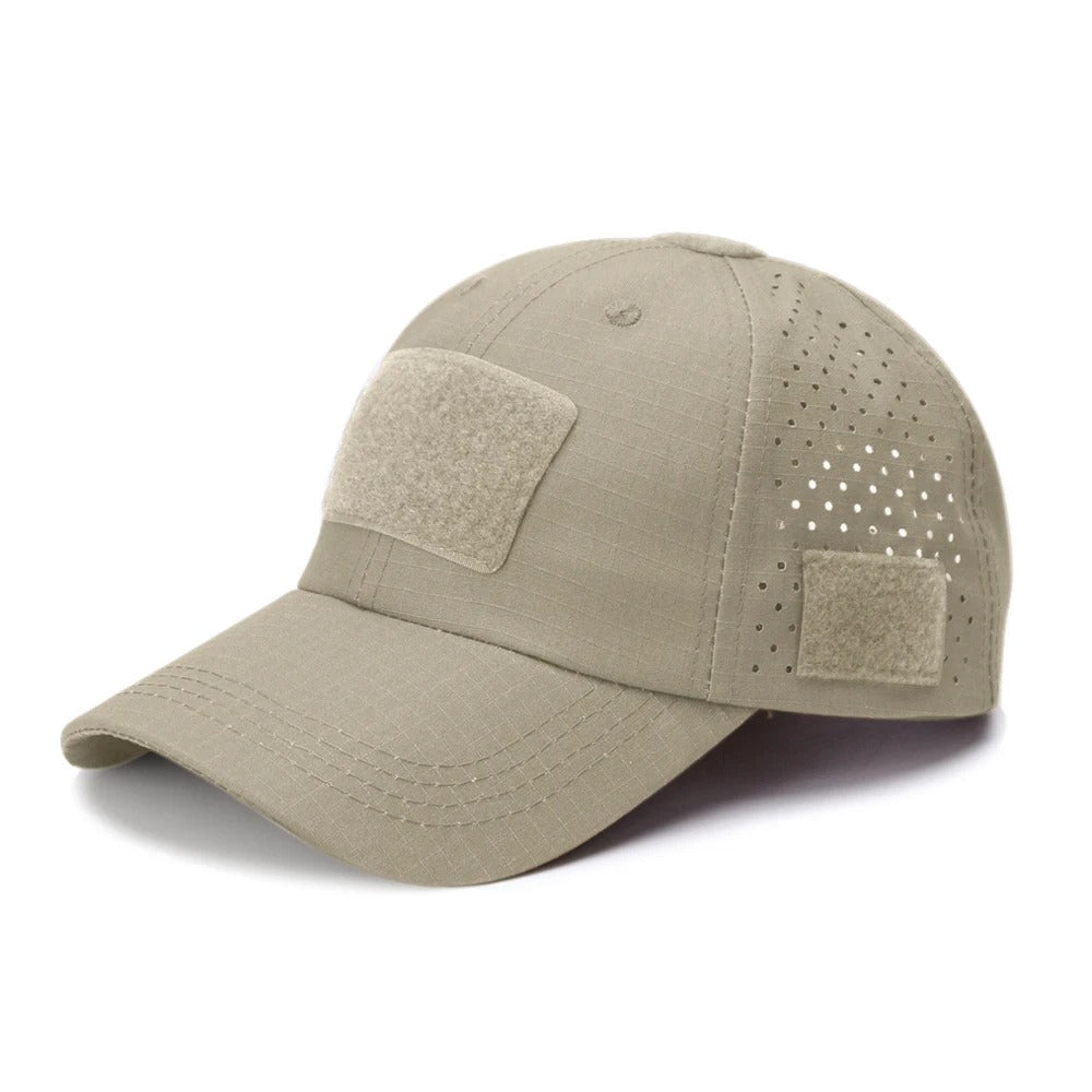 Boné Tático Camuflado Dominium – Respirável, Ajustável e Proteção Solar