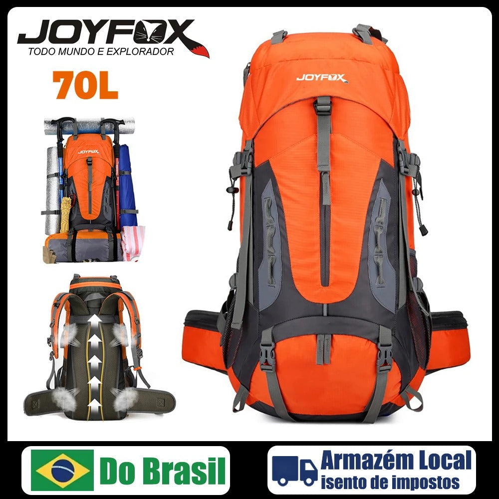 Mochila Tática 70L Impermeável Dominium – Alta Capacidade para Trilhas e Viagens