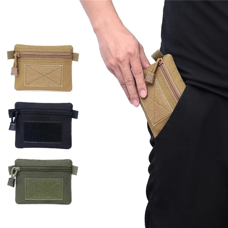 Carteira EDC Tática Molle Dominium – Bolsa Portátil Impermeável com Zíper