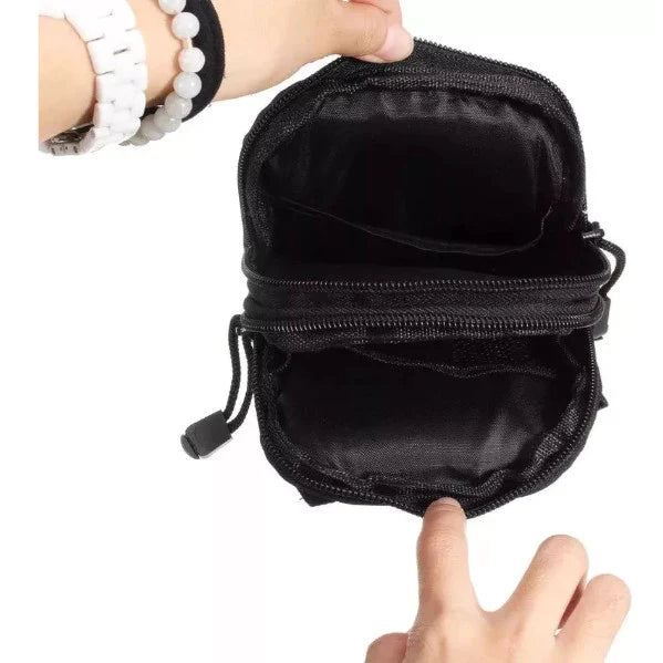 Bolsa Tática Modular Molle 600D Dominium – Construção Resistente e Organização Inteligente