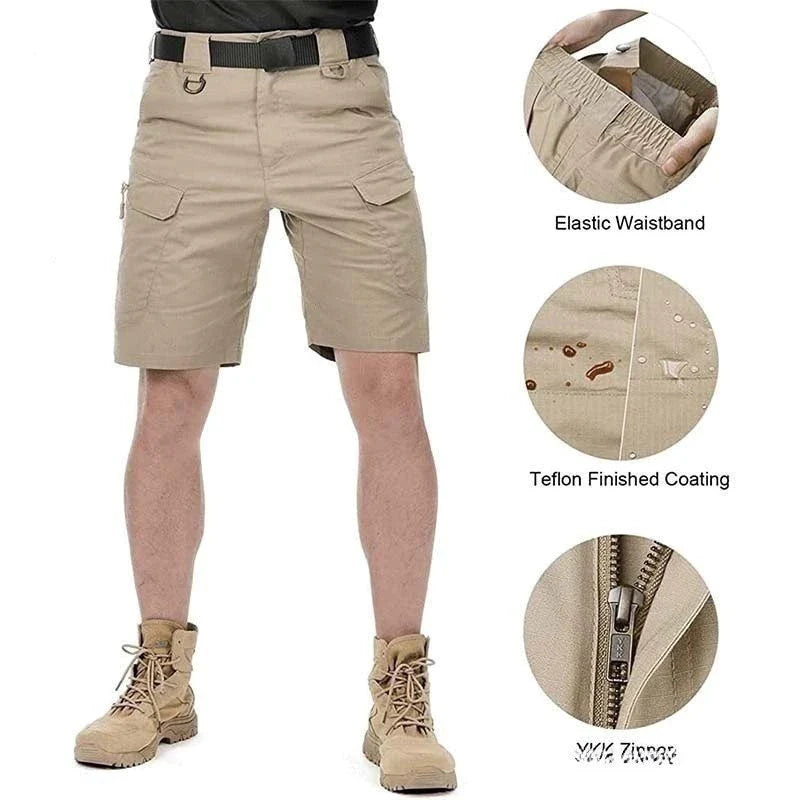 Shorts Táticos Dominium – Secagem Ágil e Construção Resistente