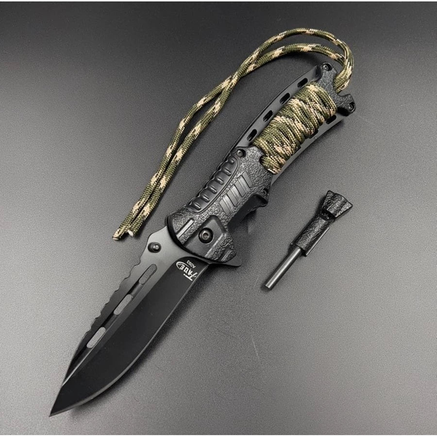 Canivete Outdoor Dominium – Paracord e Kit Funcional