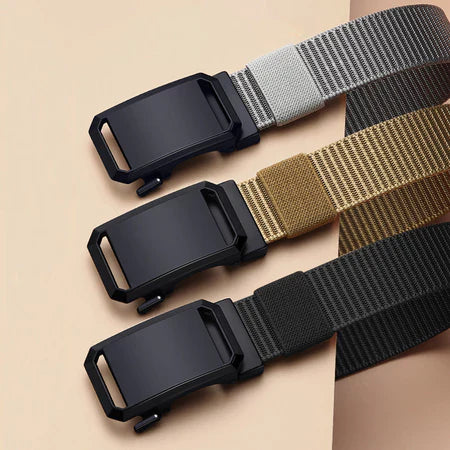 Cinto Tático com Fivela Automática Dominium – Nylon 500D Ajuste Preciso Sem Furos