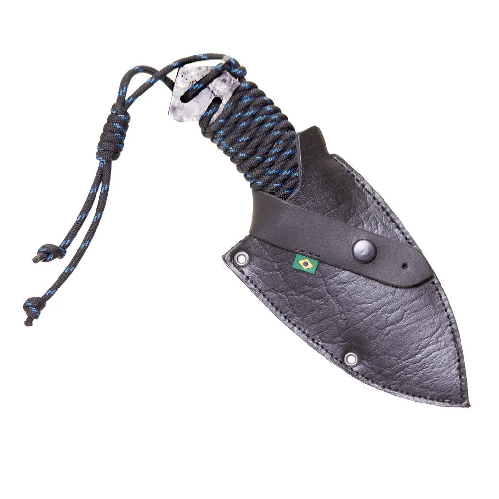 Faca EDC Dominium – Bainha em Couro e Uso Outdoor Adulto