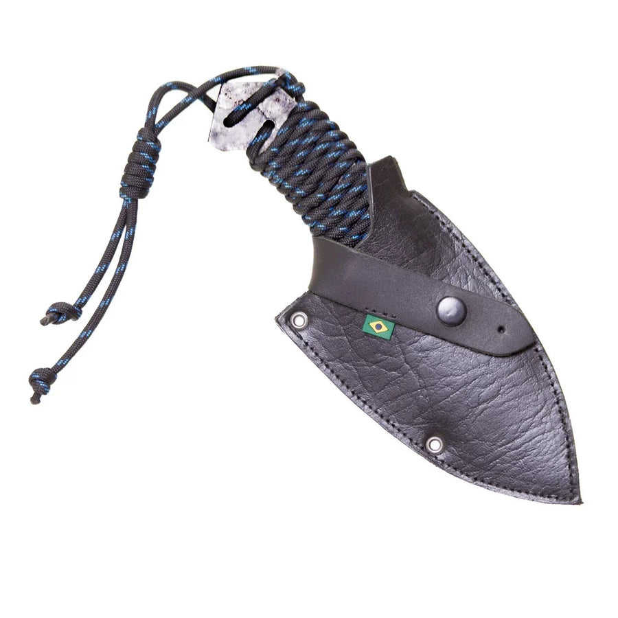 Faca EDC Dominium – Bainha em Couro e Uso Outdoor Adulto