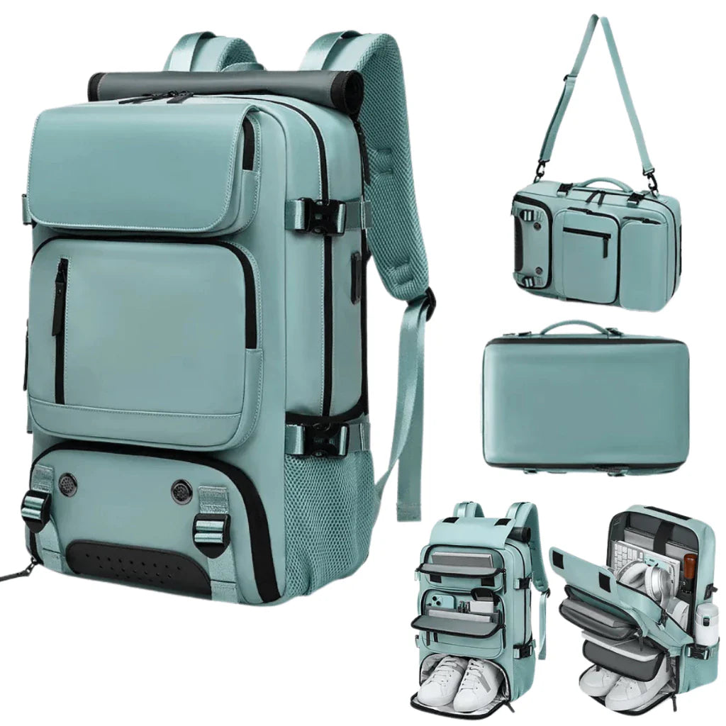 Mochila Multifuncional Impermeável Dominium – 30L com USB e Compartimento para Notebook