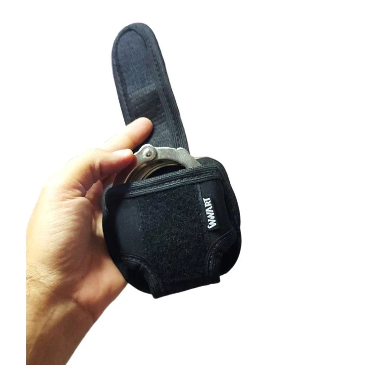 Porta Algemas Tático em Nylon 600D Dominium – Fixação Segura para Cinto