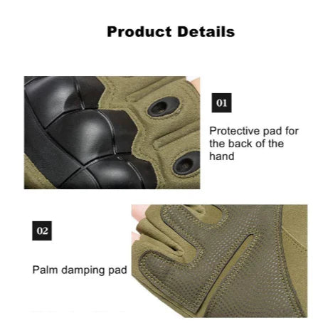 Luva Tática Militar Full Finger Dominium – Antiderrapante, Resistente e Proteção e Aderência