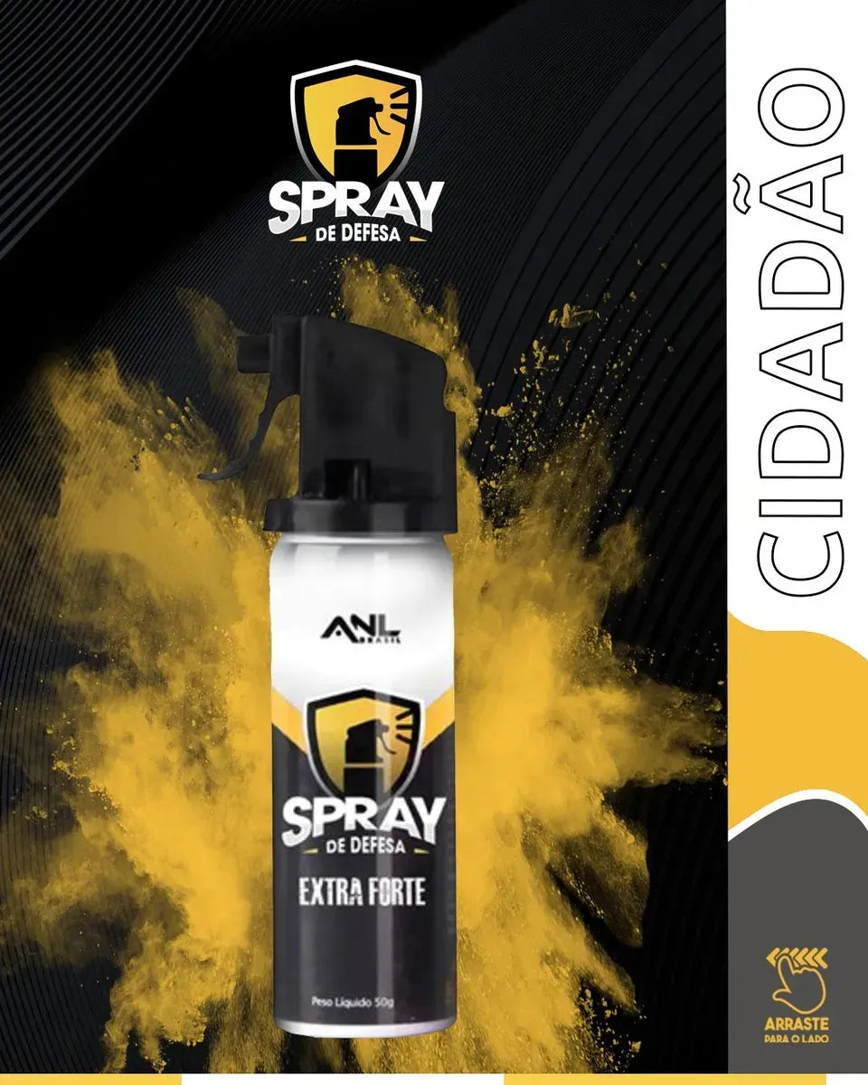 Spray de Defesa Pessoal ANL Cidadão 50ml Dominium – Jato Direcionado de Alta Potência