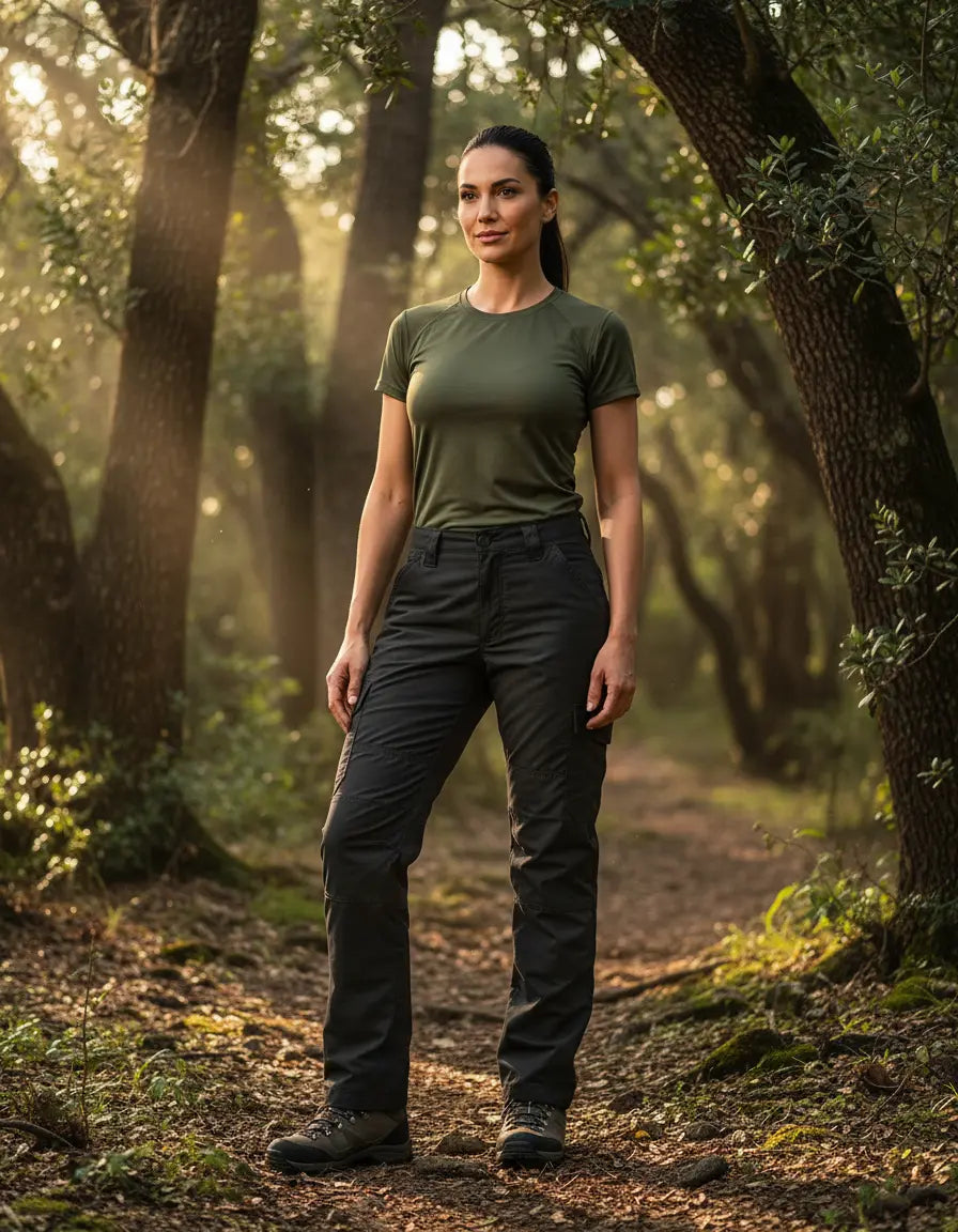 Calça Tática Feminina Dominium – Secagem Ágil e Construção Resistente