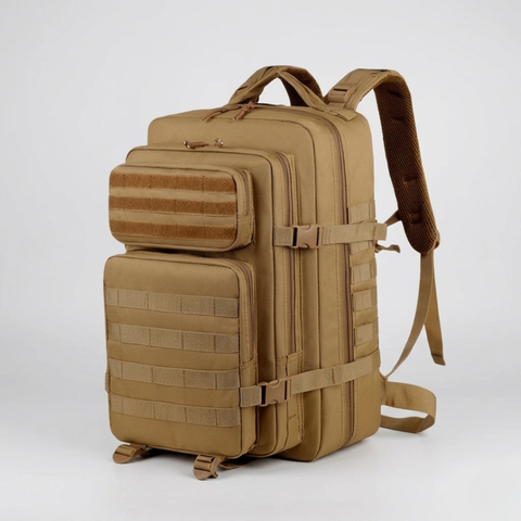 Mochila Tática 50L Dominium – Resistente à Água, Molle e Compartimento para Notebook