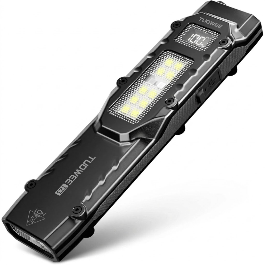 Lanterna Tática EDC Slim Dominium – 1500LM, Recarregável com Display Digital