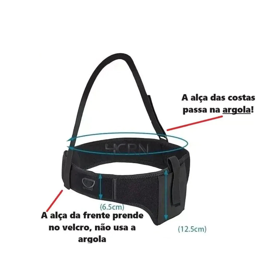 Coldre Axilar Velado Dominium – Discreto, Ajustável e Saque Rápido