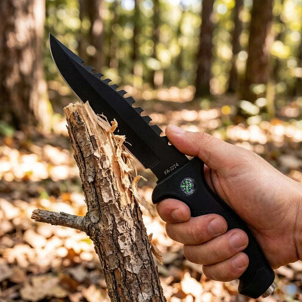 Faca Outdoor Dominium – Uso Responsável em Camping e Pesca