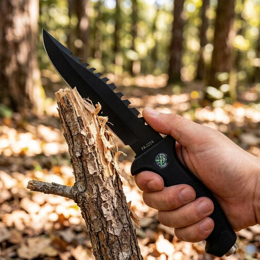 Faca Outdoor Dominium – Uso Responsável em Camping e Pesca
