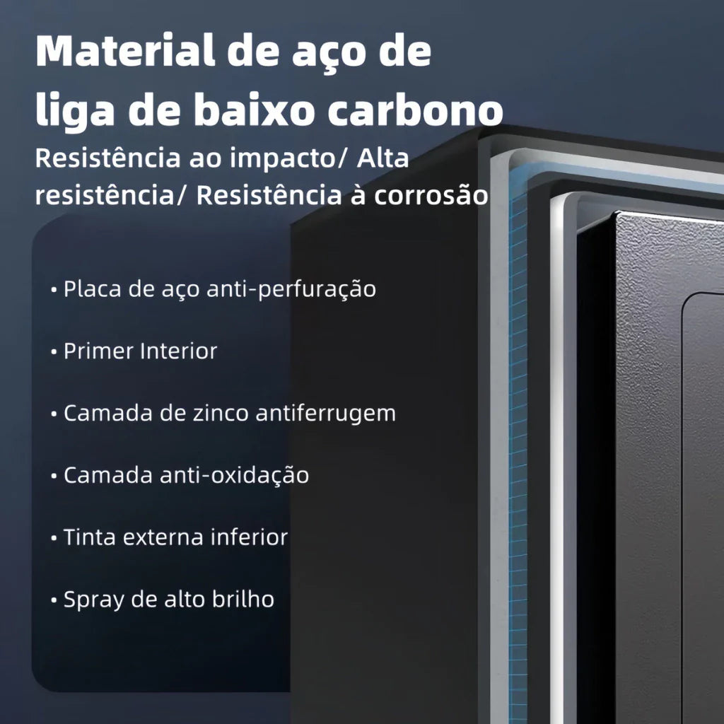 Cofre Digital Dominium – Acesso por Senha em Formato Compacto