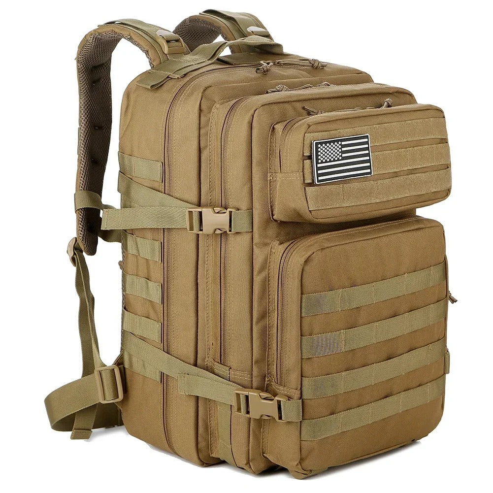 Mochila Tática 45L Dominium – Molle Militar, Alta Capacidade para 3 Dias