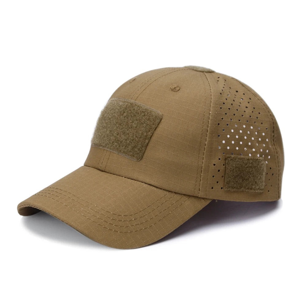Boné Tático Camuflado Dominium – Respirável, Ajustável e Proteção Solar
