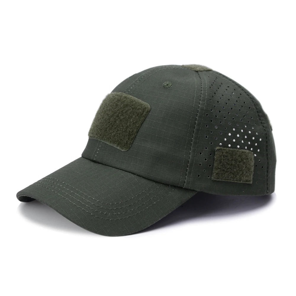 Boné Tático Camuflado Dominium – Respirável, Ajustável e Proteção Solar