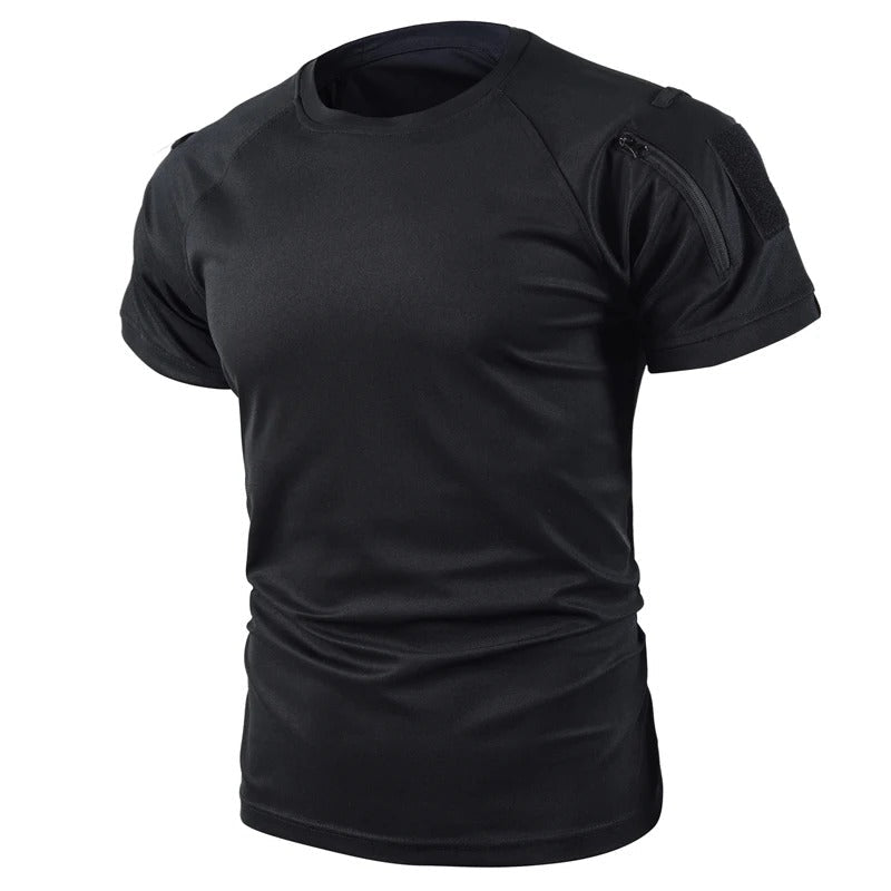 Camiseta Tática Masculina Dominium – Leve, Respirável e Ideal para Treino e Outdoor