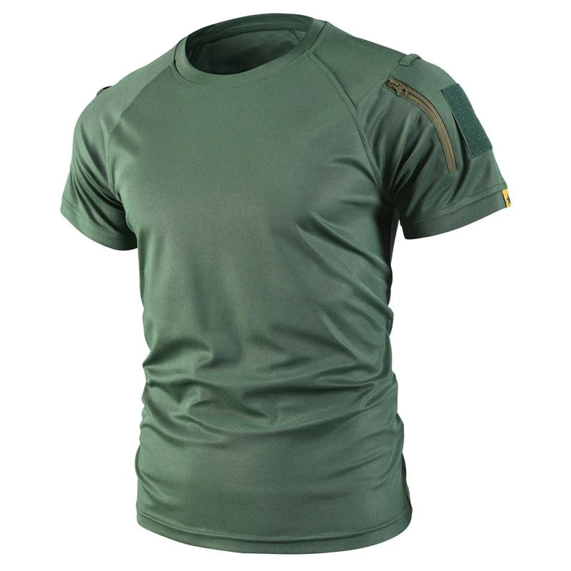 Camiseta Tática Masculina Dominium – Leve, Respirável e Ideal para Treino e Outdoor