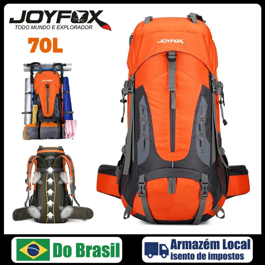 Mochila Tática 70L Impermeável Dominium – Alta Capacidade para Trilhas e Viagens