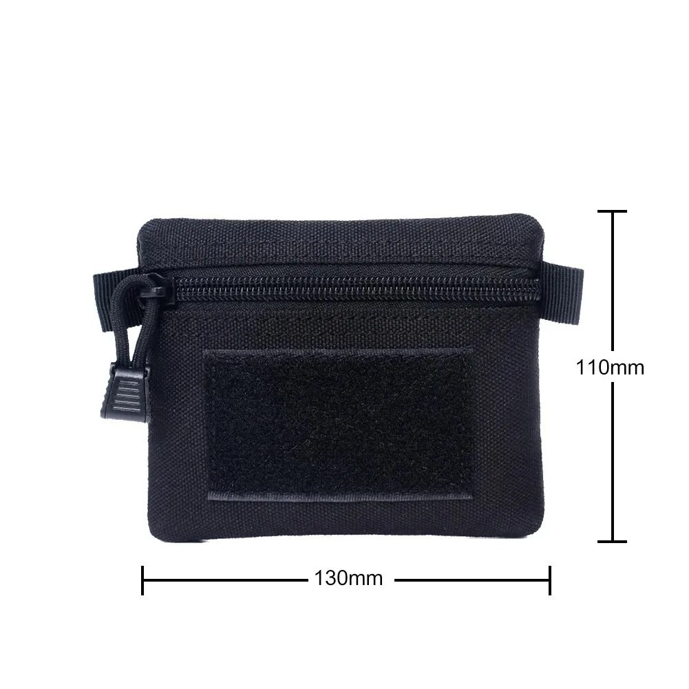 Carteira EDC Tática Molle Dominium – Bolsa Portátil Impermeável com Zíper