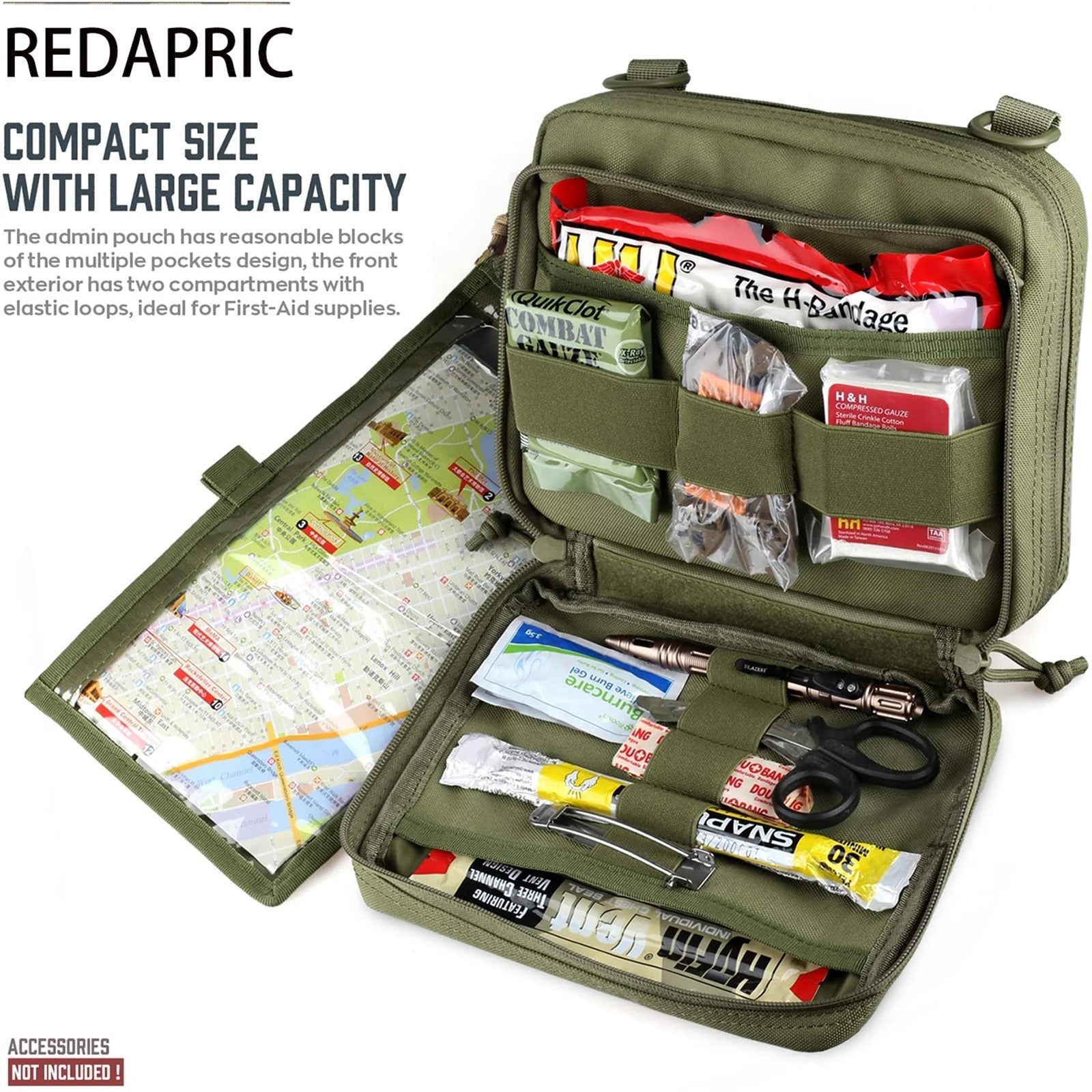 Bolsa Tática EDC Dominium – Modular Molle Dupla Camada Alta Capacidade