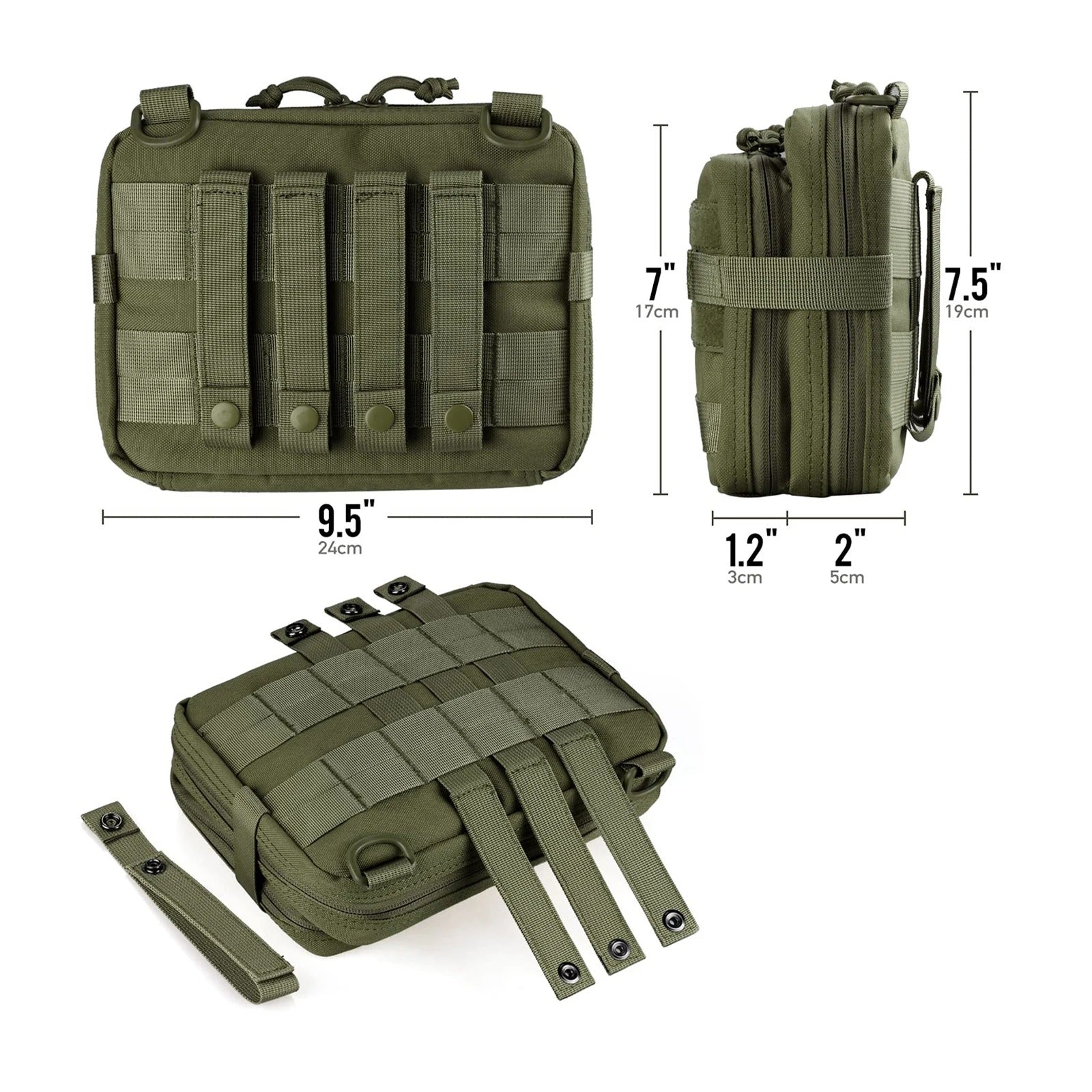 Bolsa Tática EDC Dominium – Modular Molle Dupla Camada Alta Capacidade