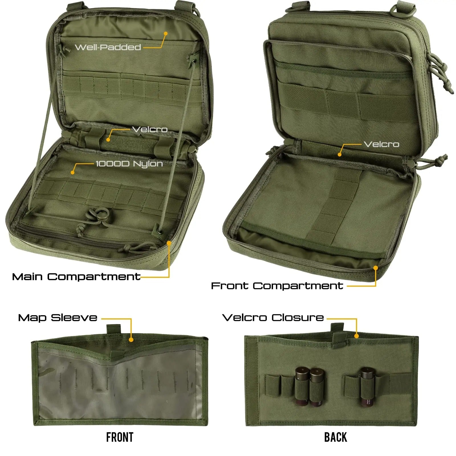 Bolsa Tática EDC Dominium – Modular Molle Dupla Camada Alta Capacidade