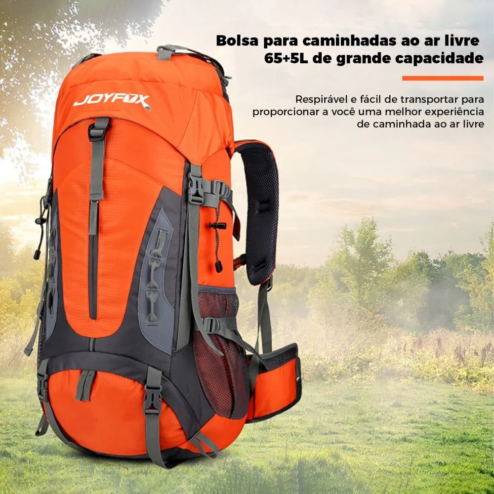 Mochila Tática 70L Impermeável Dominium – Alta Capacidade para Trilhas e Viagens