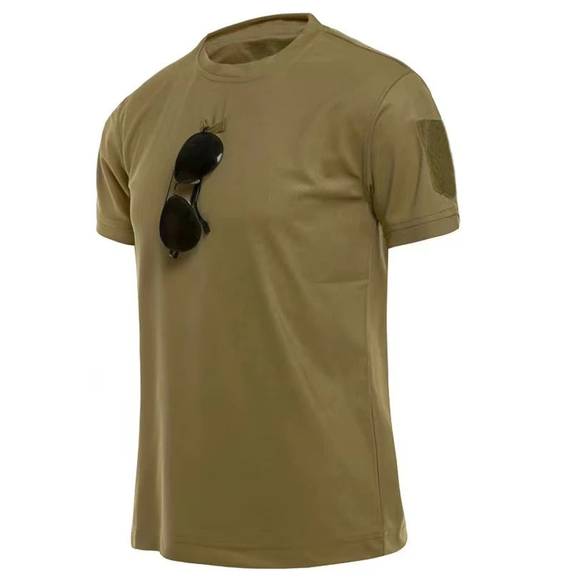 Camiseta Tática Masculina Dominium – Leve, Respirável e Ideal para Treino e Outdoor