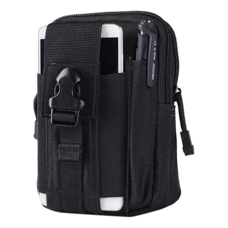 Bolsa Tática Modular Molle 600D Dominium – Construção Resistente e Organização Inteligente