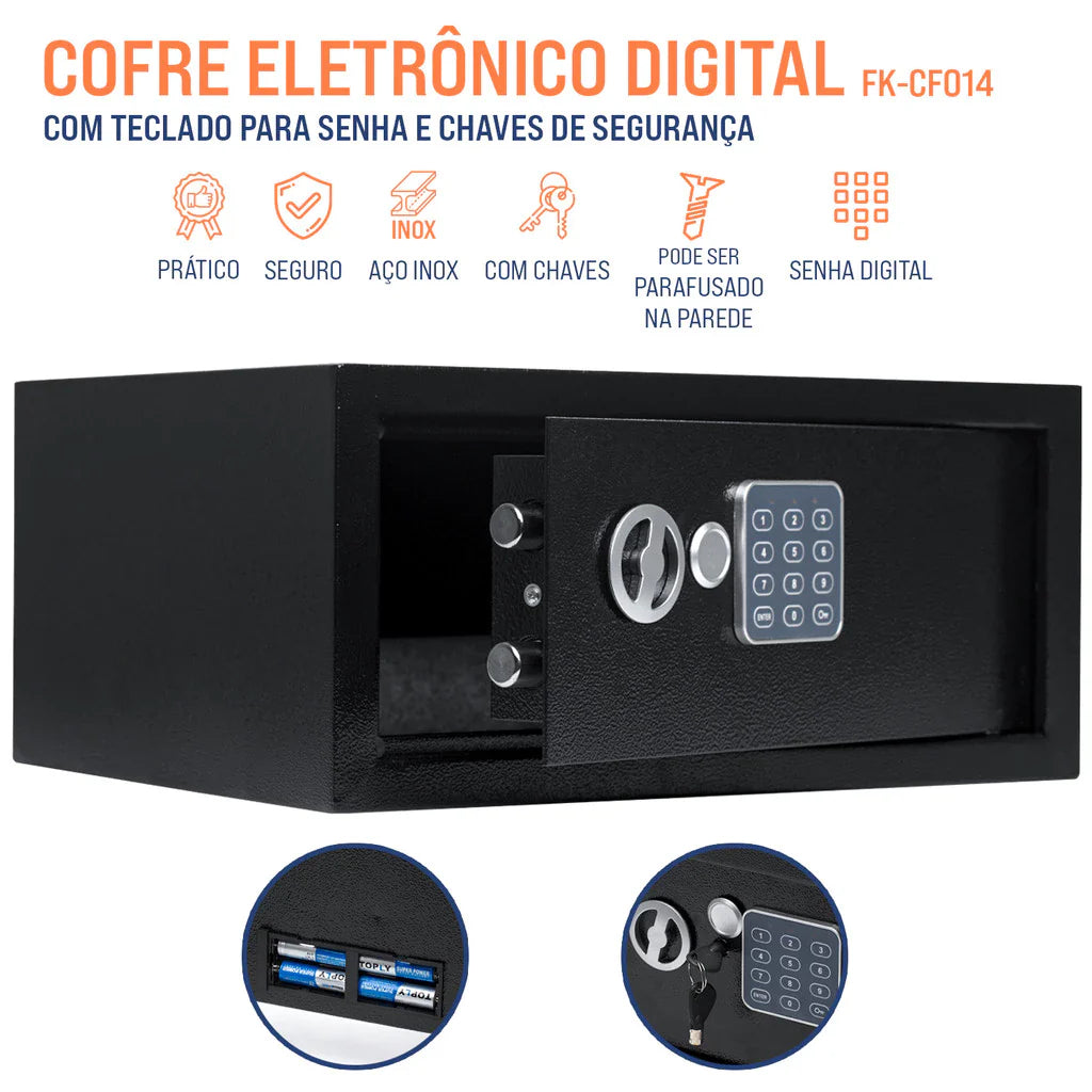 Cofre Grande Dominium – Proteção para Notebook e Segurança Digital